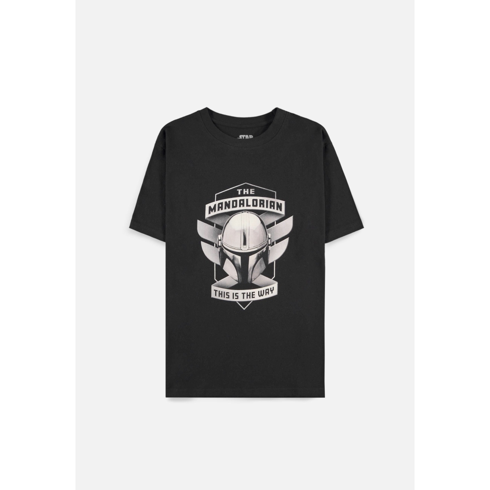 Star Wars - The Mandalorian Dames Tshirt - Zwart